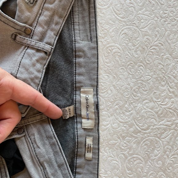 Calvin Klein Grey Jeans Size 30/32 Ultimate Skinny - Picture 4 of 4